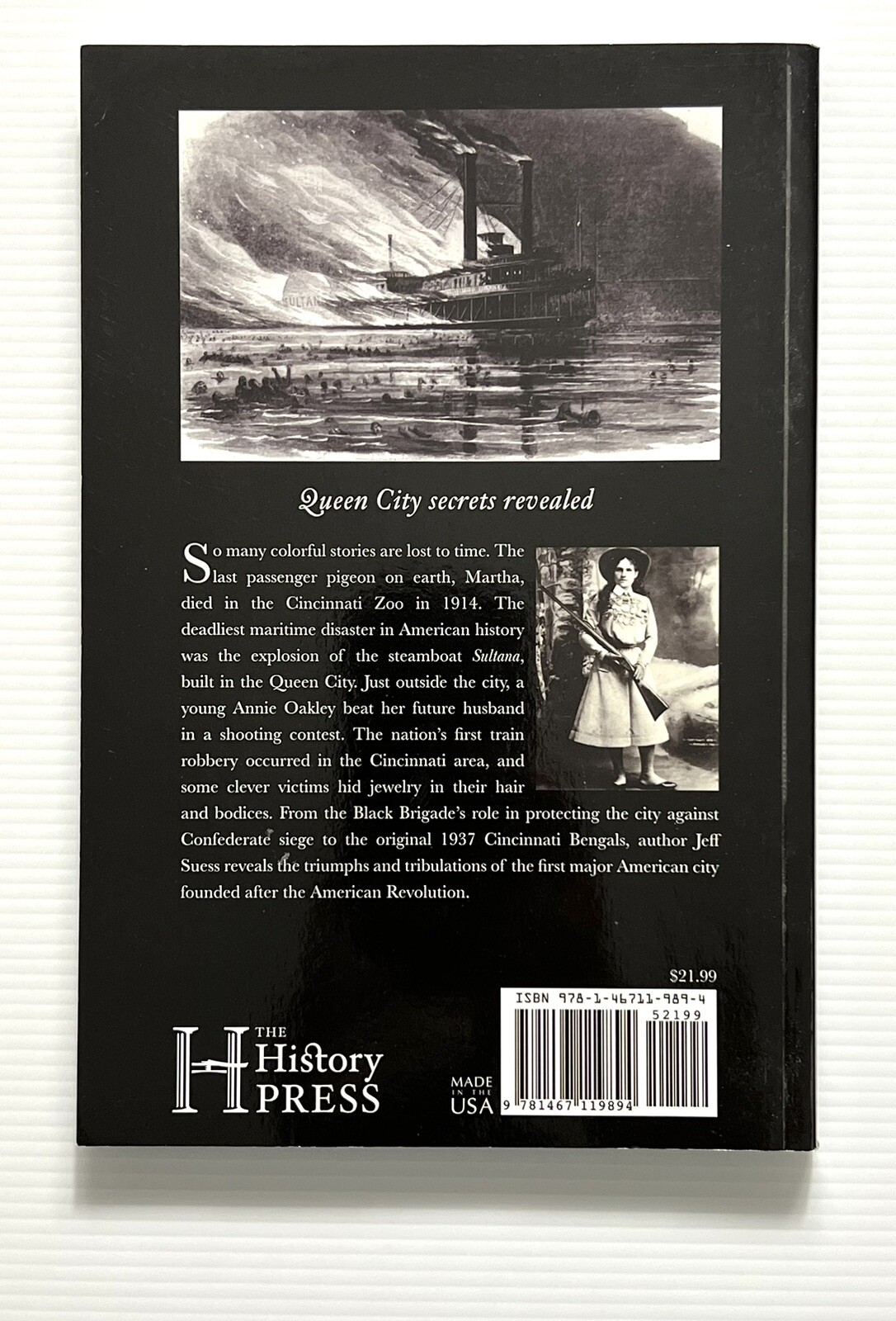 Hidden History of Cincinnati by Jeff Suess Ohio History PB 2016