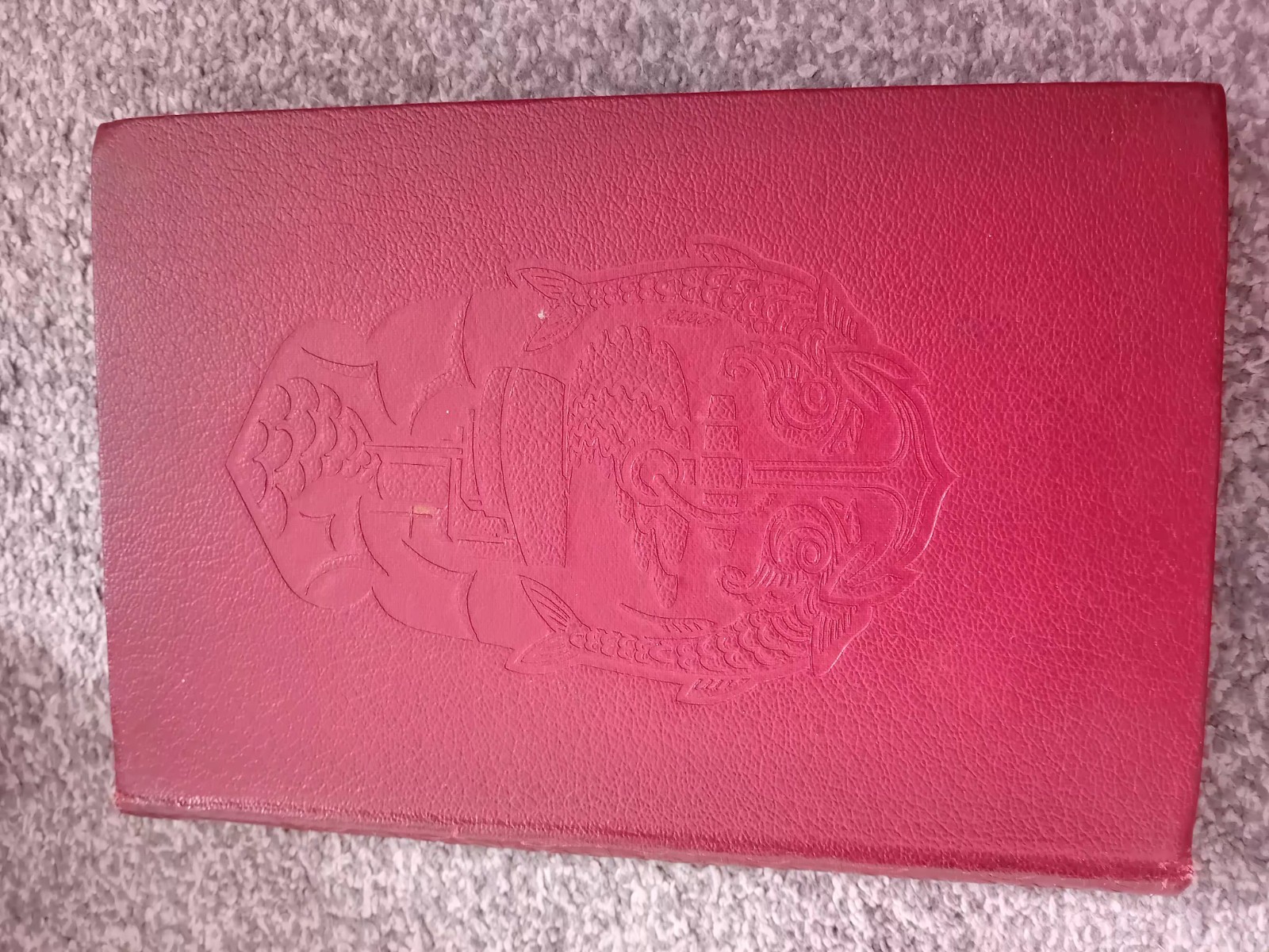 Vintage Britain’s Merchant Navy 1950’s Odhams Embossed Faux Leather Edition.