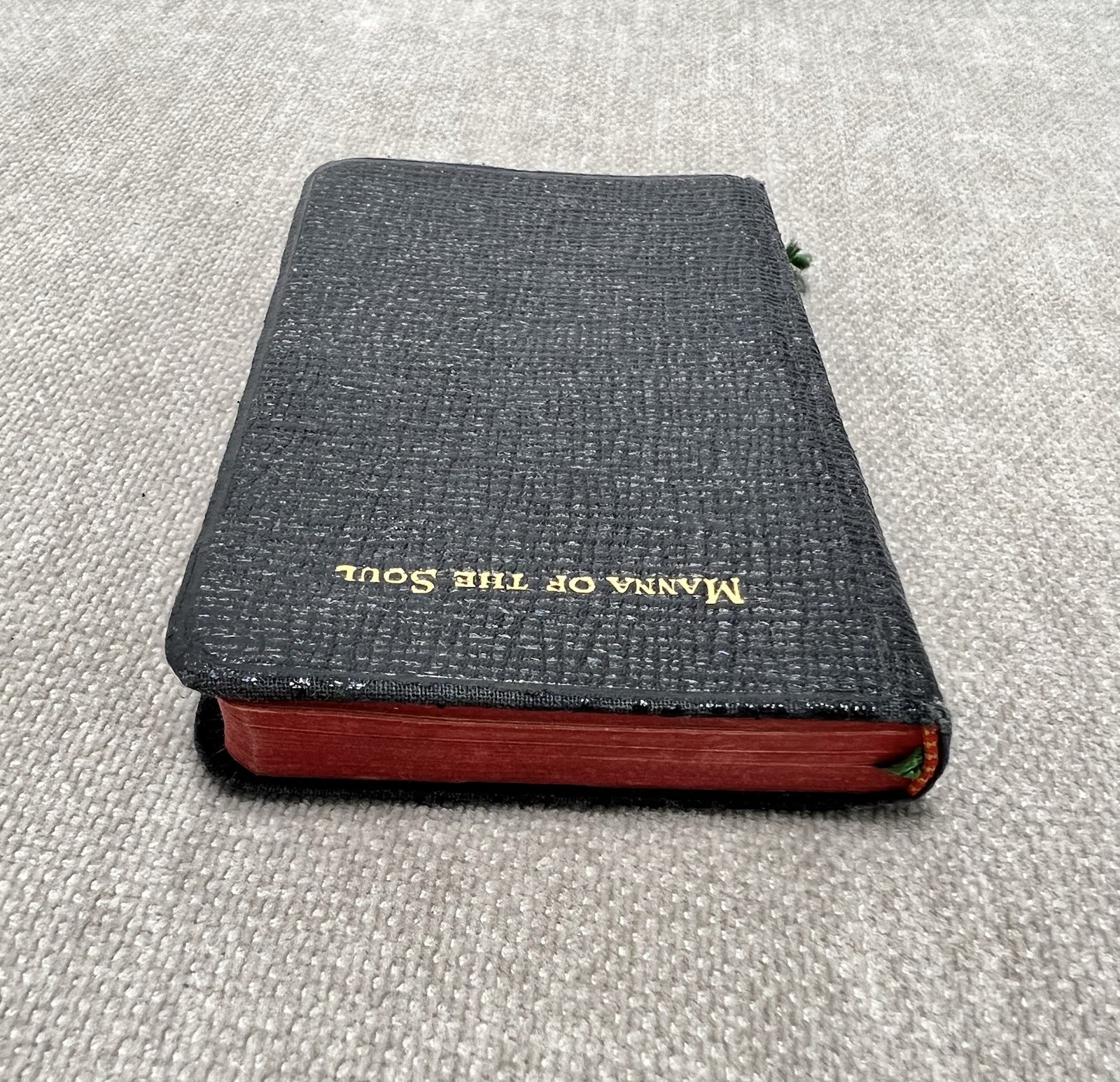 Antique Manna of the Soul Religious Prayer Book 1917 First Pocket Edition