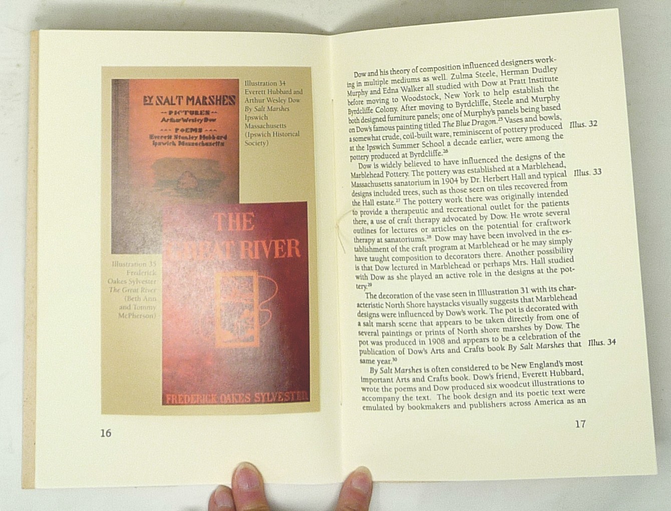 1999 Author Signed Arthur Wesley Dow Arts & Crafts Movement Two Books Portfolio