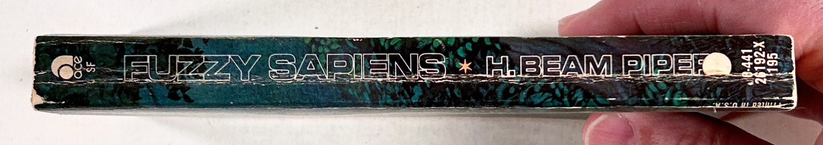 1970s H Beam Piper FUZZY SAPIENS alien eco-conflict science fiction novel Ace PB
