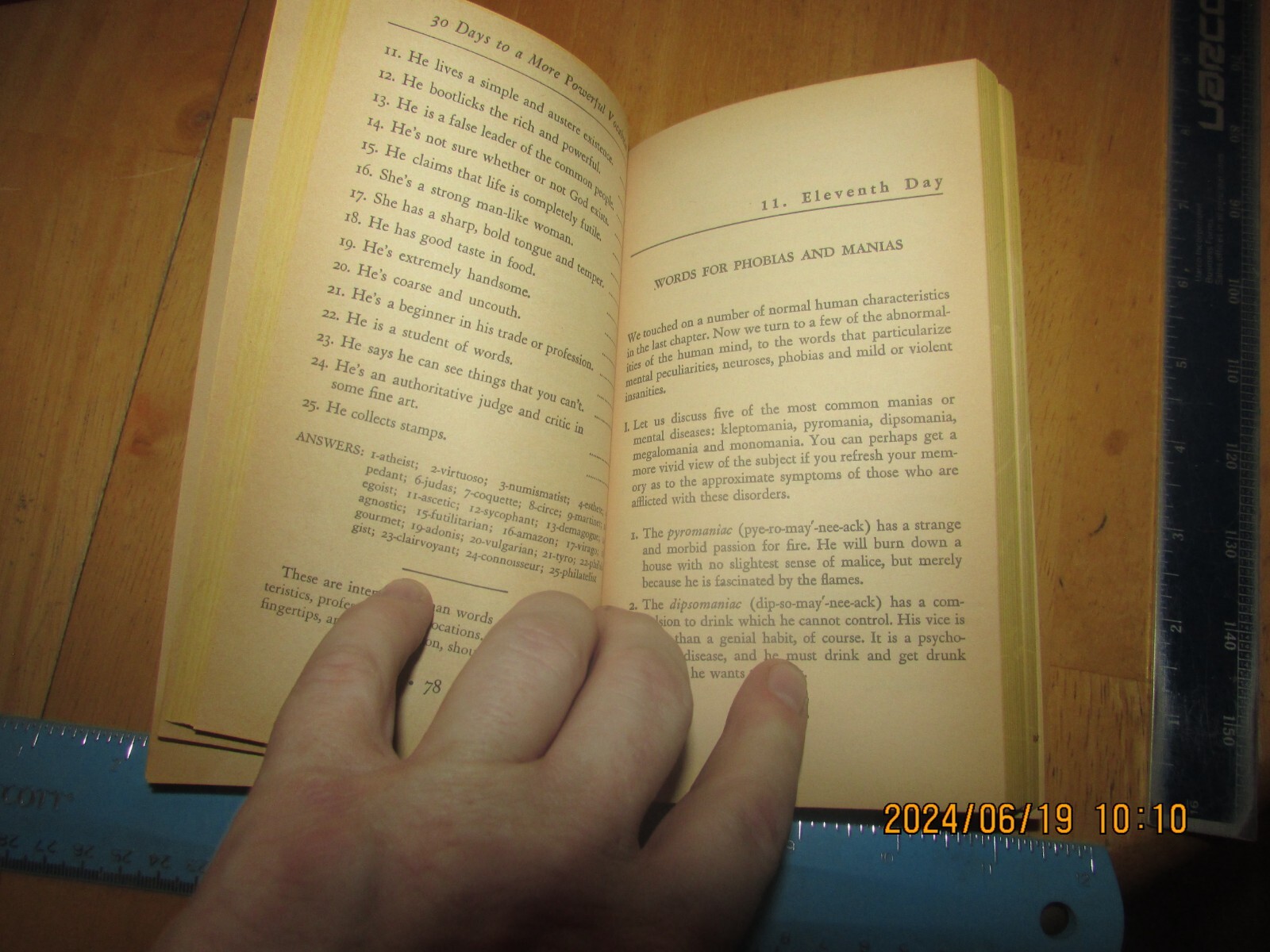 30 Days to a More Powerful Vocabulary by Dr, Wilfred Funk (1968, Paperback)
