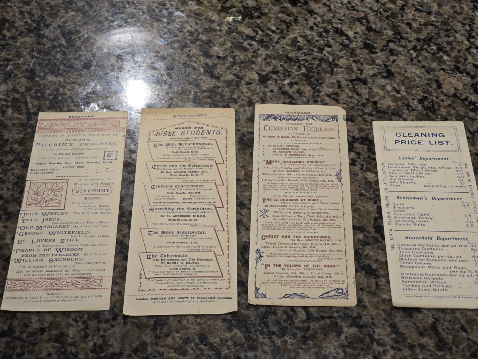 Rare Lot Of 3 F. B. Meyer Bookmarks Keswick Convention 1880s-90s + Bonus