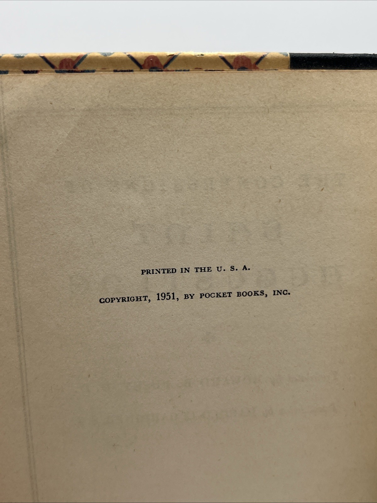 Confessions of St Augustine 1951 Pocket Books Hardcover Ex Lib Vintage