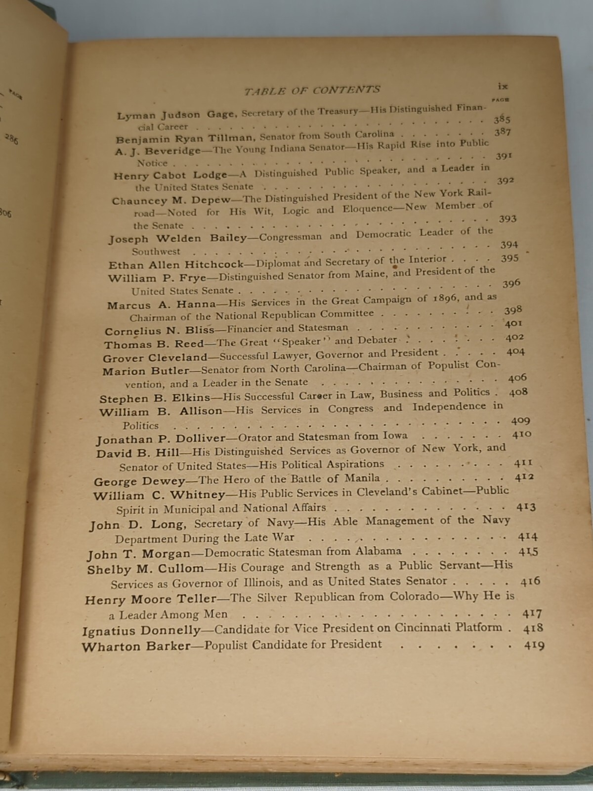 Great Issues & National Leaders 1900 Antique American Political Book