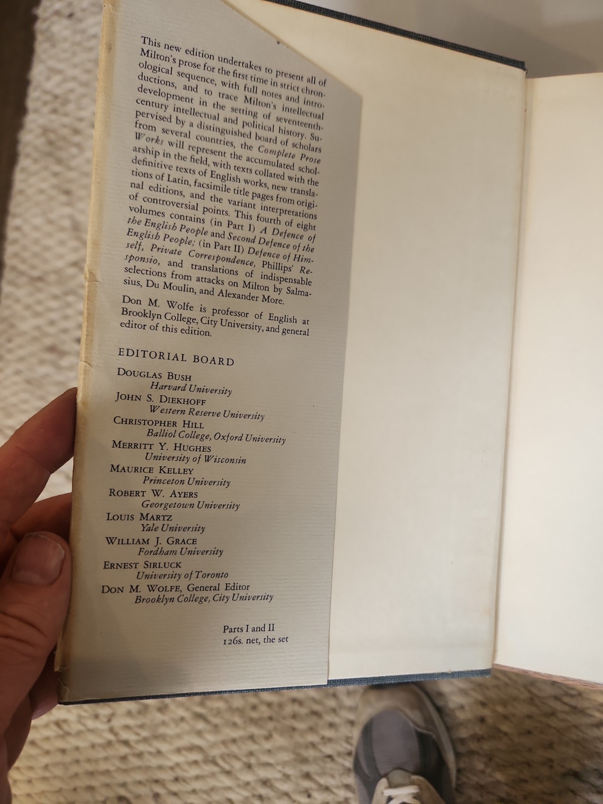 Complete Prose Works of John Milton Volume IV Part I