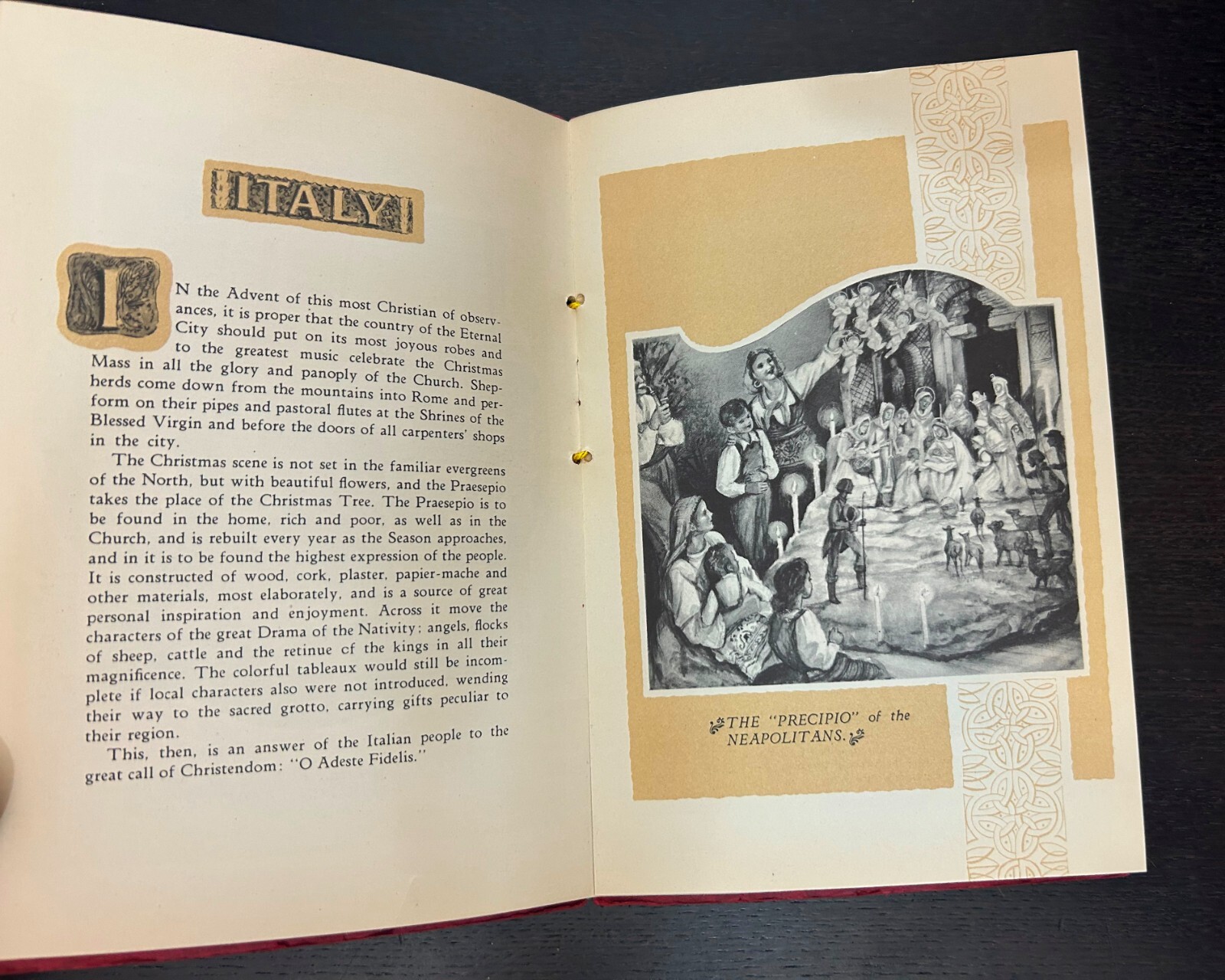 CHRISTMAS AROUND THE WORLD (nd c1950s) — Felt Chapbook — Oklahoma City