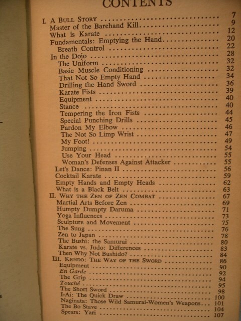 Zen Combat by Jay Gluck Ballantine Books 1962 224 Pages.