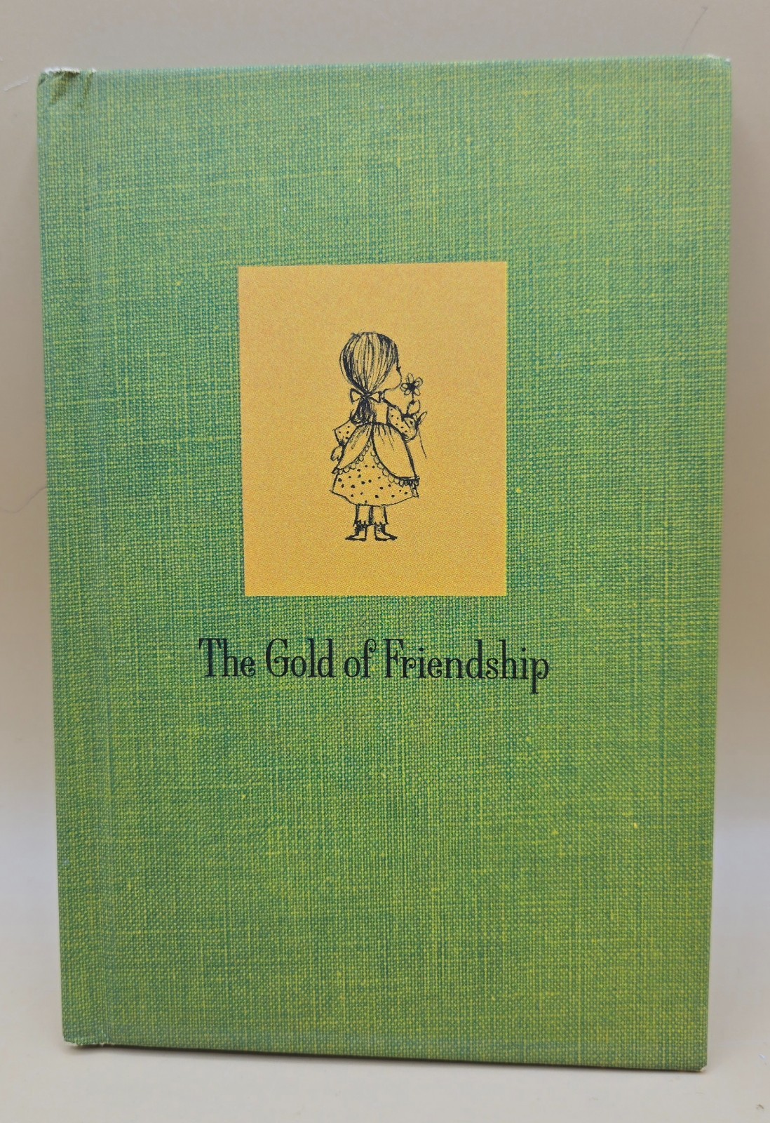 VINTAGE 1967 Hallmark THE GOLD FRIENDSHIP Mini Hardcover w/Dust Jacket, VGC