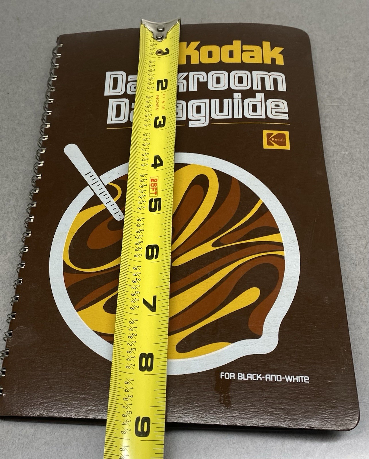 Kodak Darkroom Dataguide ~ 1974 Spiral Bound Paperback Vintage