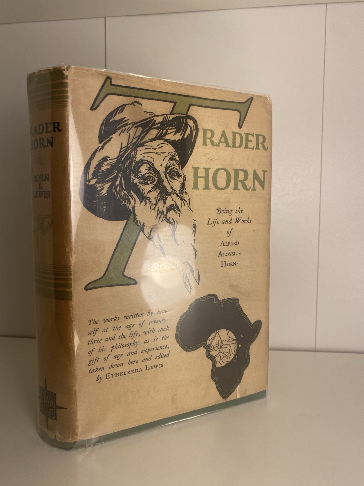 1st Ed Trader Horn Life & Works of Alfred Aloysius Horn Ethelreda Lewis 1927