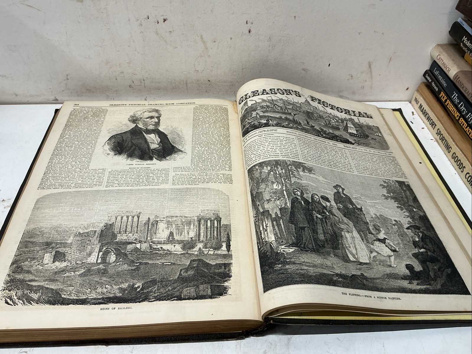 1854 Vol VII July-Dec Gleason’s Pictorial Drawing Room Companion
