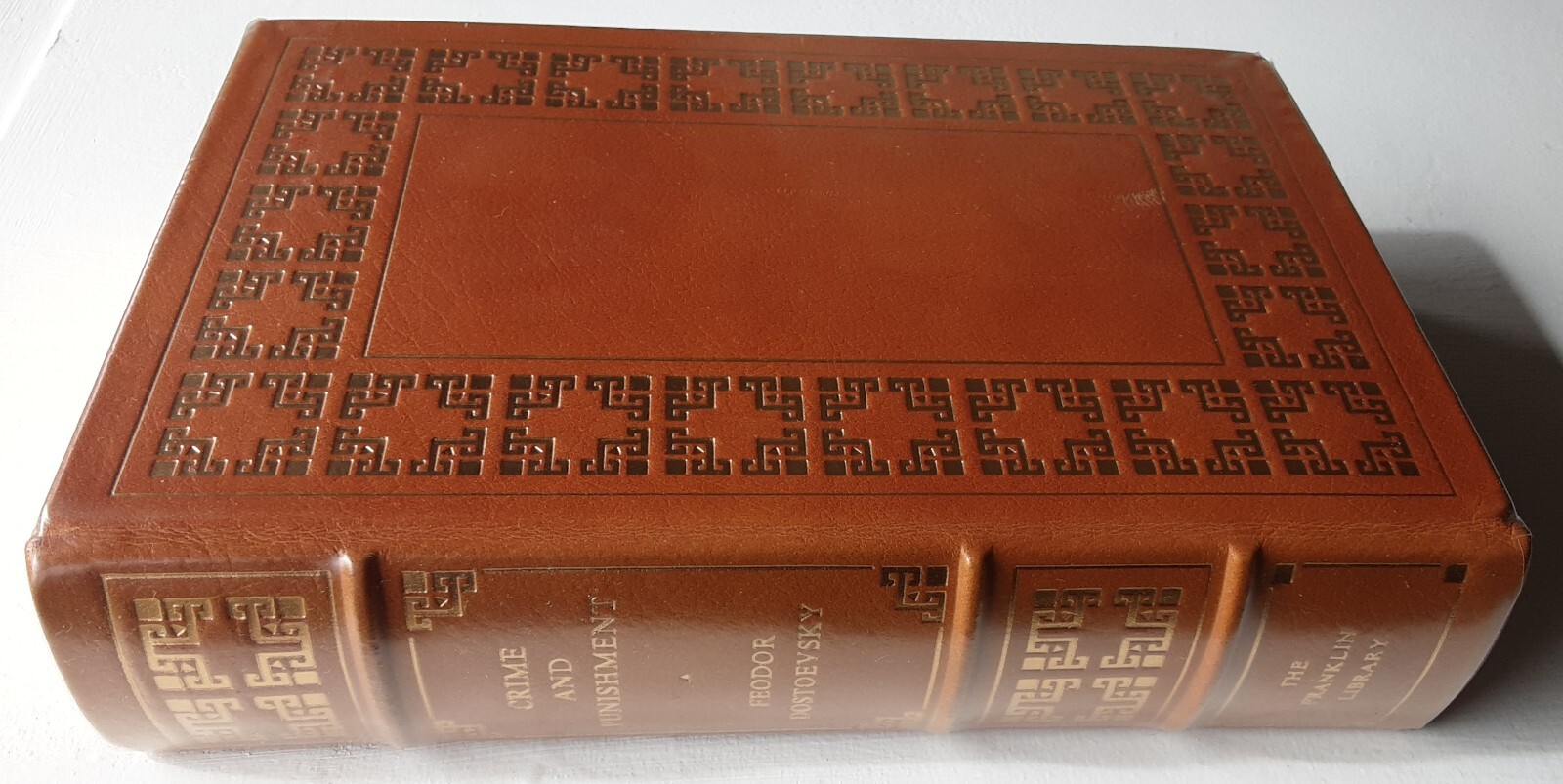 CRIME AND PUNISHMENT – FEODOR DOSTOEVSKY – Franklin Library – 1980 Hardback