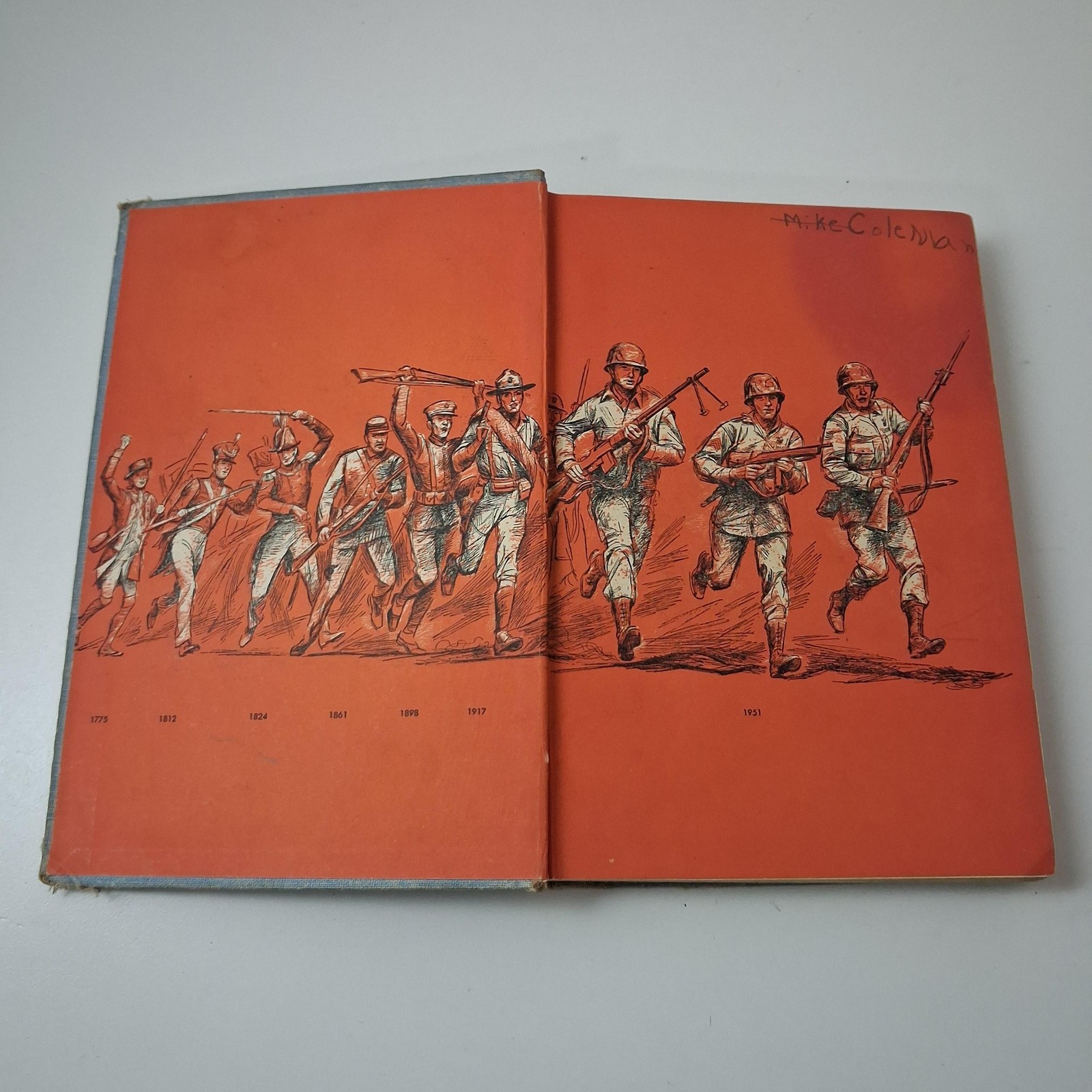 Vintage 1951 Story Of The U.S. Marines George P Hunt Landmark HC Random House