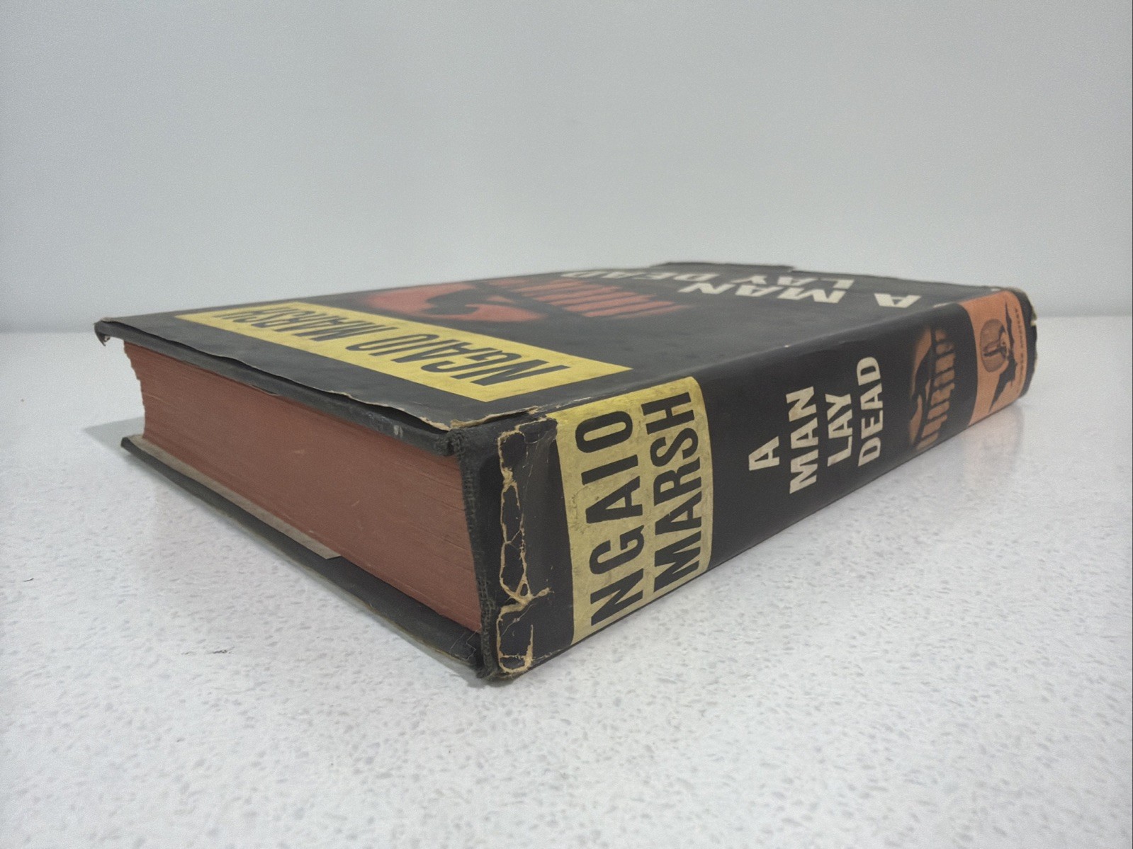 A Man Lay Dead by Ngaio Marsh (1942 Tower Books Edition 1st Printing Hardcover)