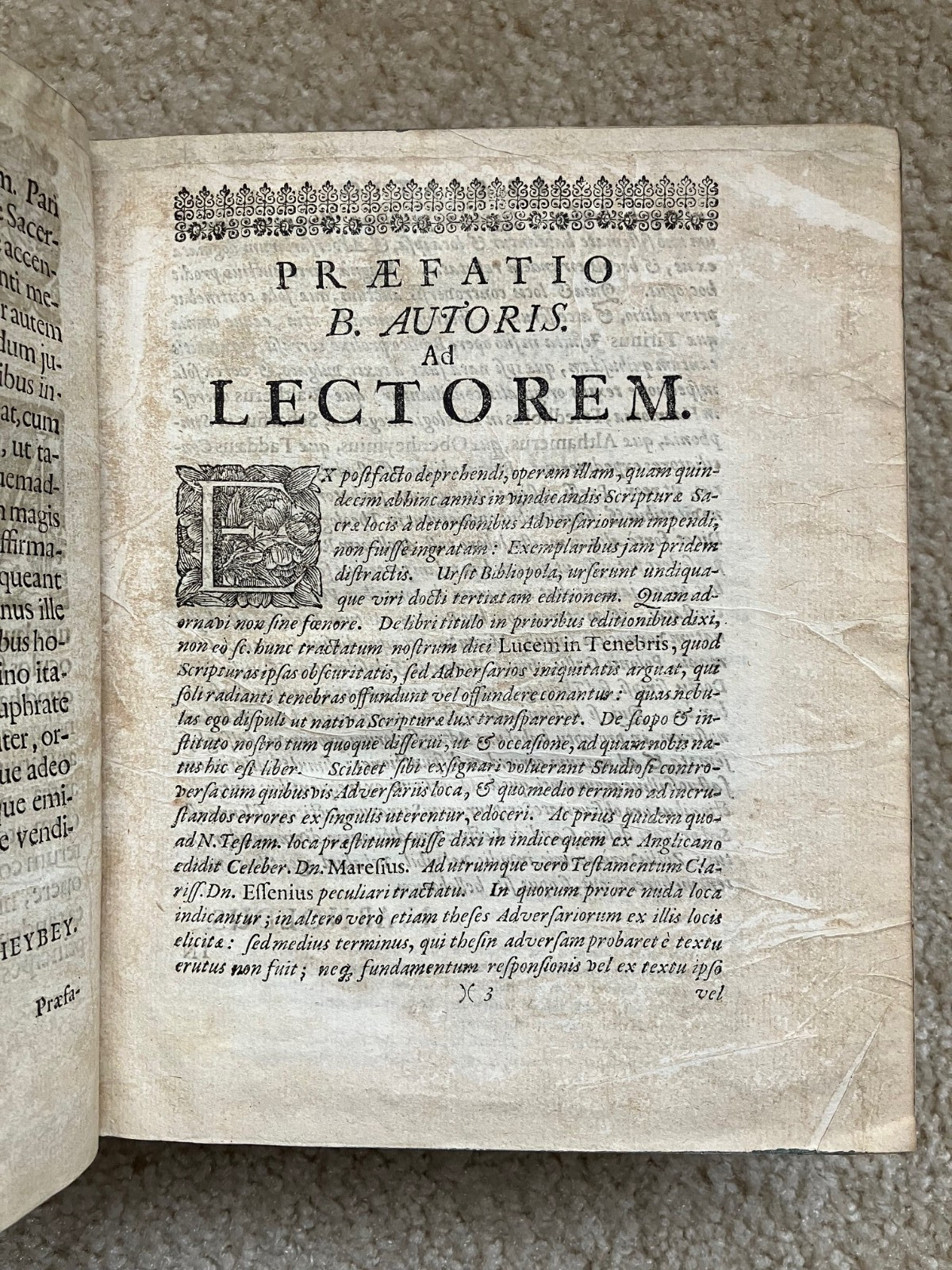 1698 LUX IN TENEBRIS (LIGHT IN DARKNESS) Old & New Testament by Nicolaus Arnoldi
