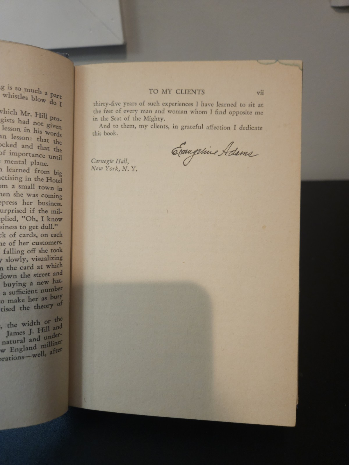 Antique Astrology Book Evangeline Adams Zodiac Signs Planets Houses w/DJ 1931