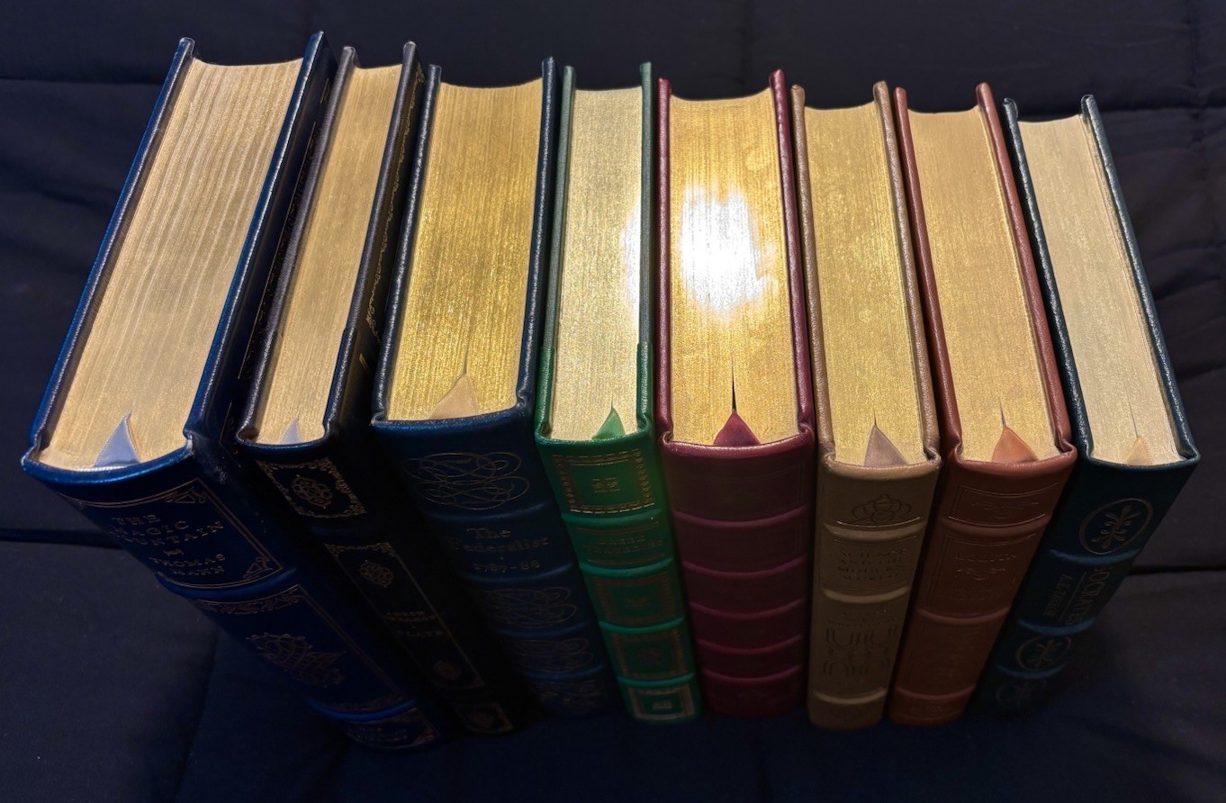 Franklin Library & Easton Press Leather Bound Classics Lot of 8 Gilt Edge Books