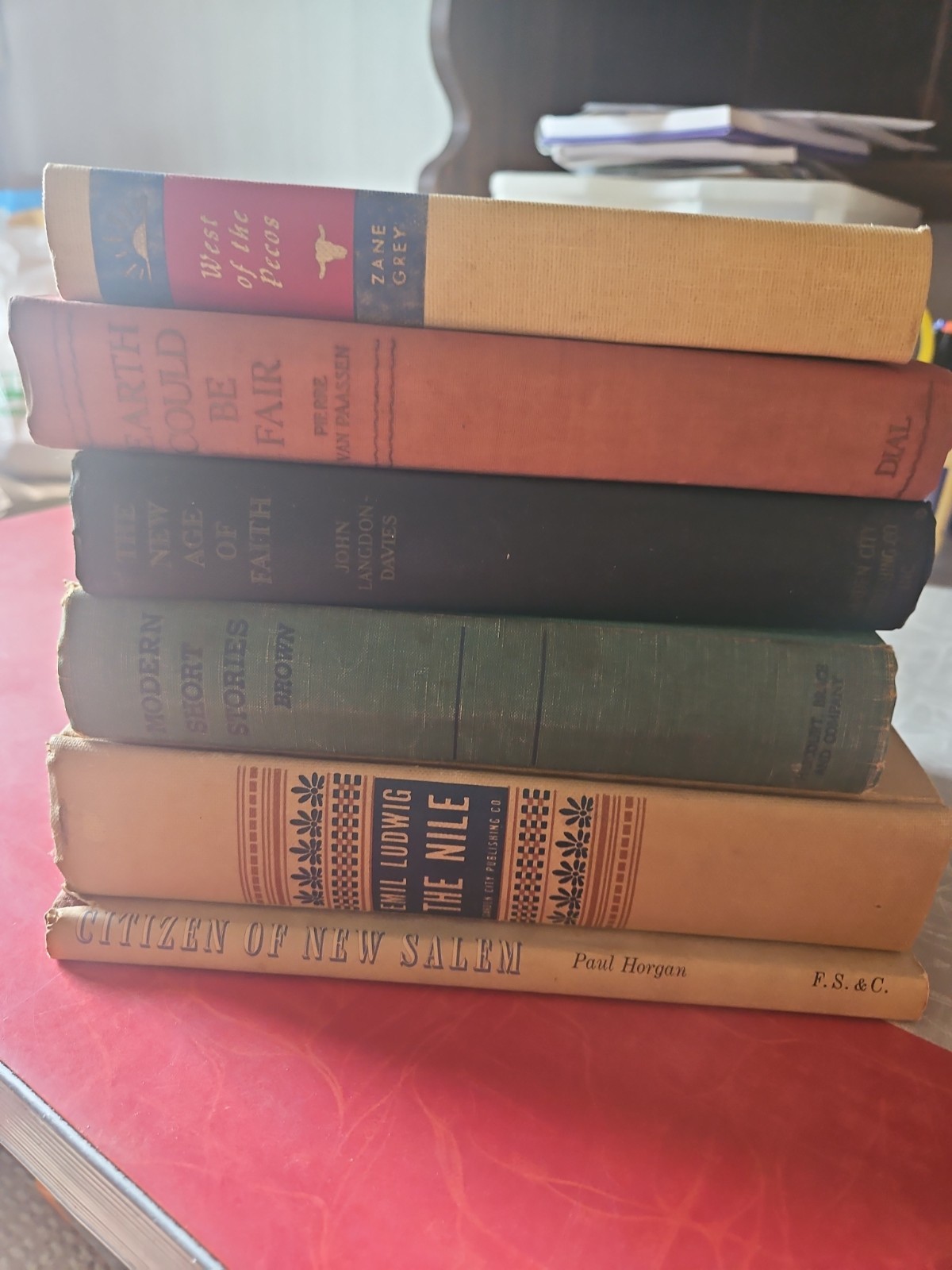 intage Book Lot Set Of 6