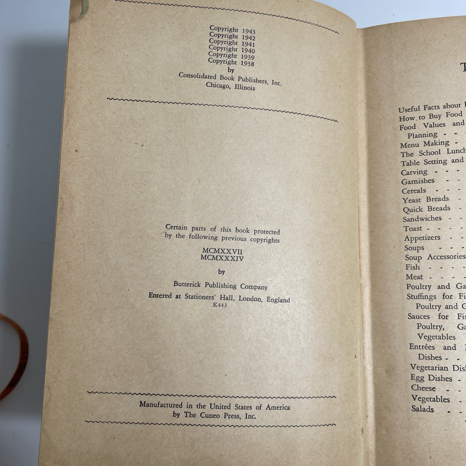 VTG The American Woman’s Cook Book 1943 War time printing Ruth Berolzheimer