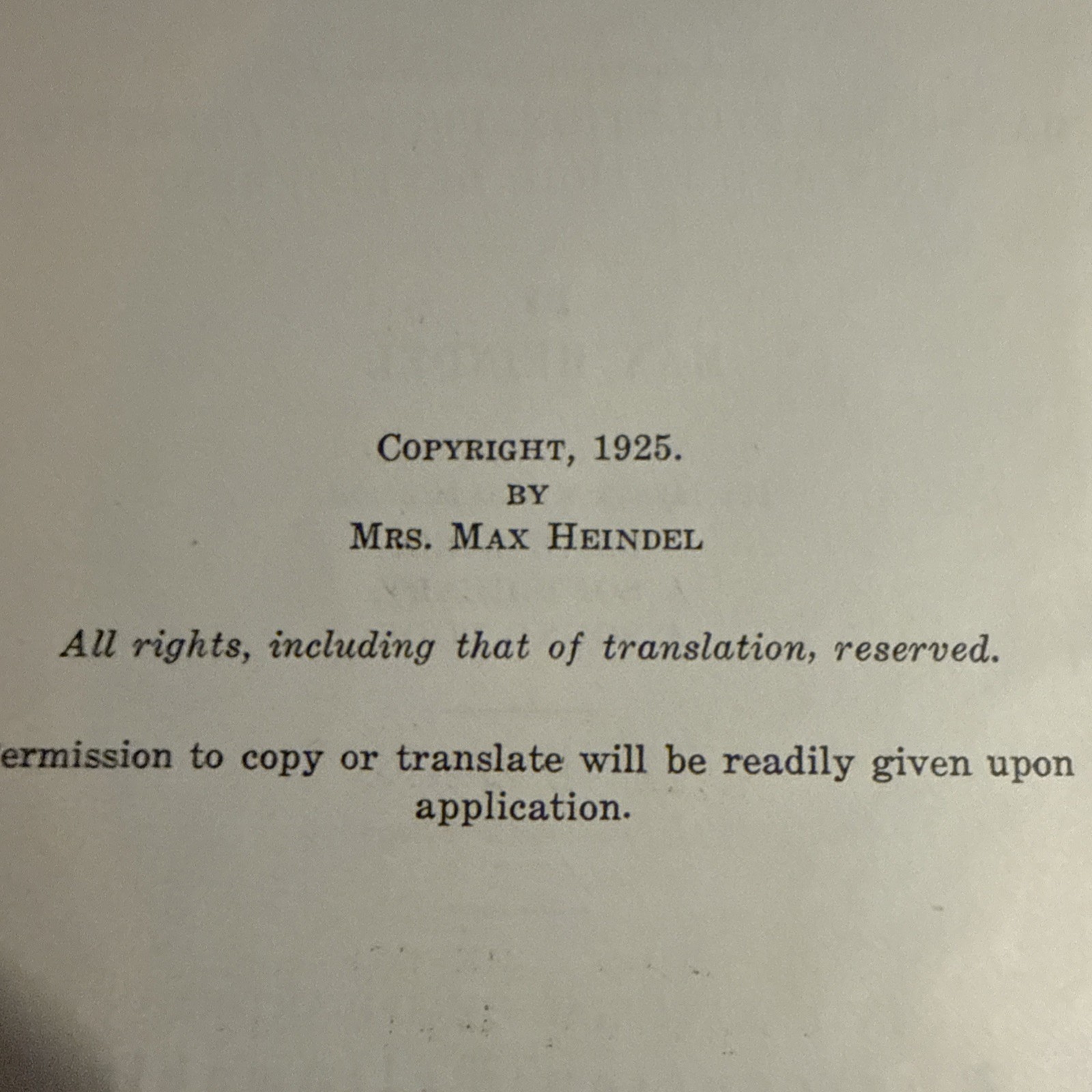 Letters To Students, Max Heindel Rosicrucian Fellowship 1925 1st Edition Occult