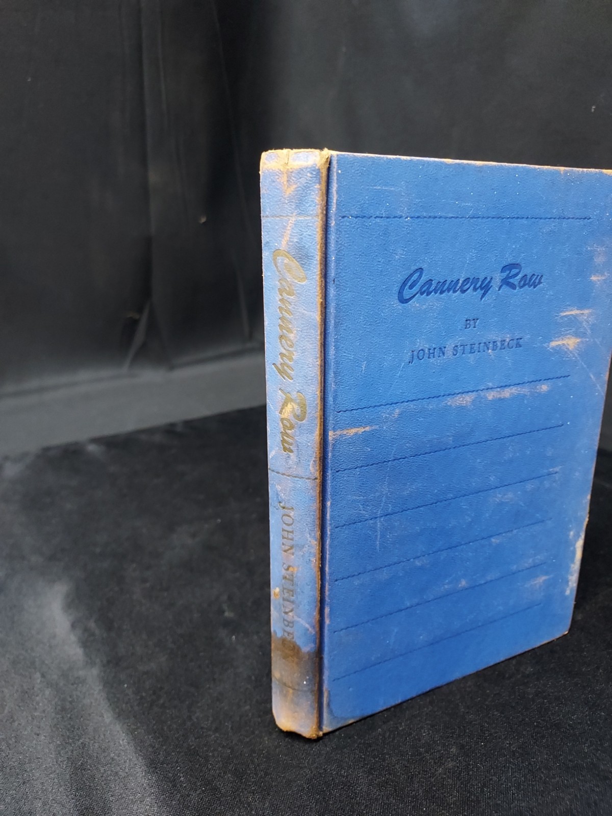 Cannery Row 1945 First Edition Book John Steinbeck Hardback Blue Viking Press