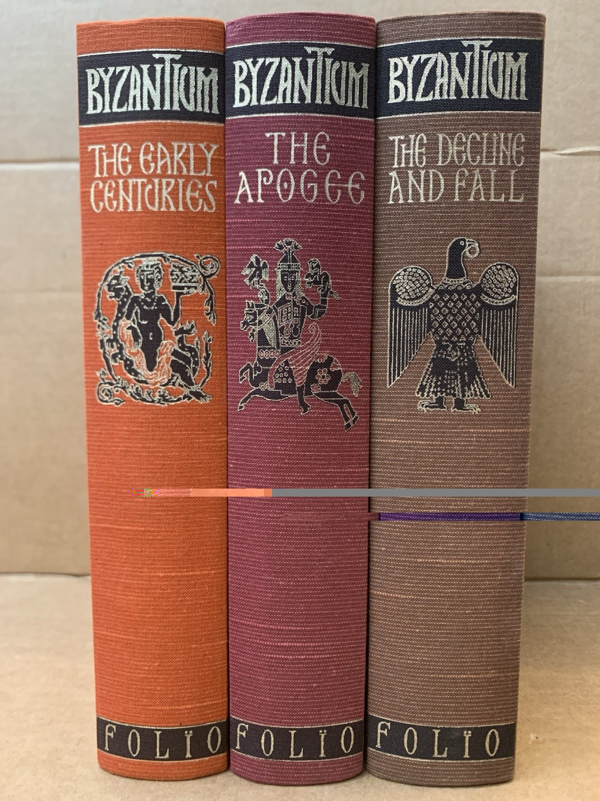 Byzantium, 3 Volumes – J.J. Norwich – FOLIO SOCIETY – 2003 – Without Slip Case