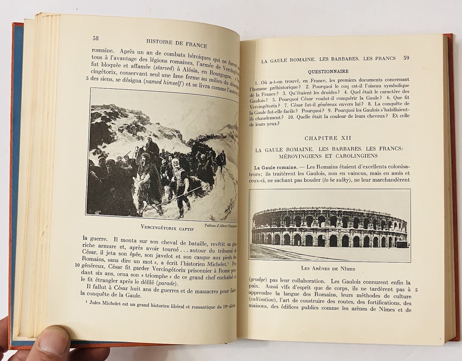 Petit Miroir de la Civilisation Francaise 1938 Heath Vintage HC Maps Illustrated