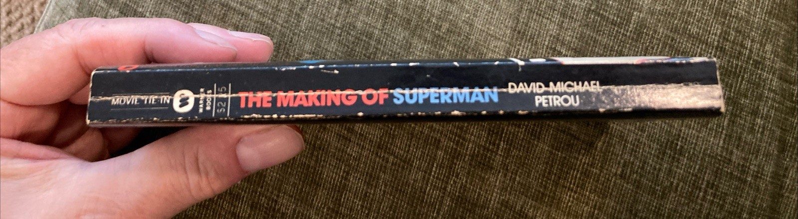 Superhero Vintage Pb, Making Of Superman Movie by Petrou, Warner pbo 1978, VG