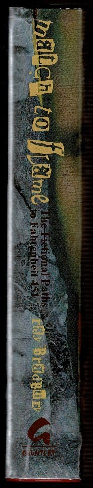 MATCH TO FLAME by Bradbury, Ray. 2006 signed/limited ed., DJ. Wooden slipcase.