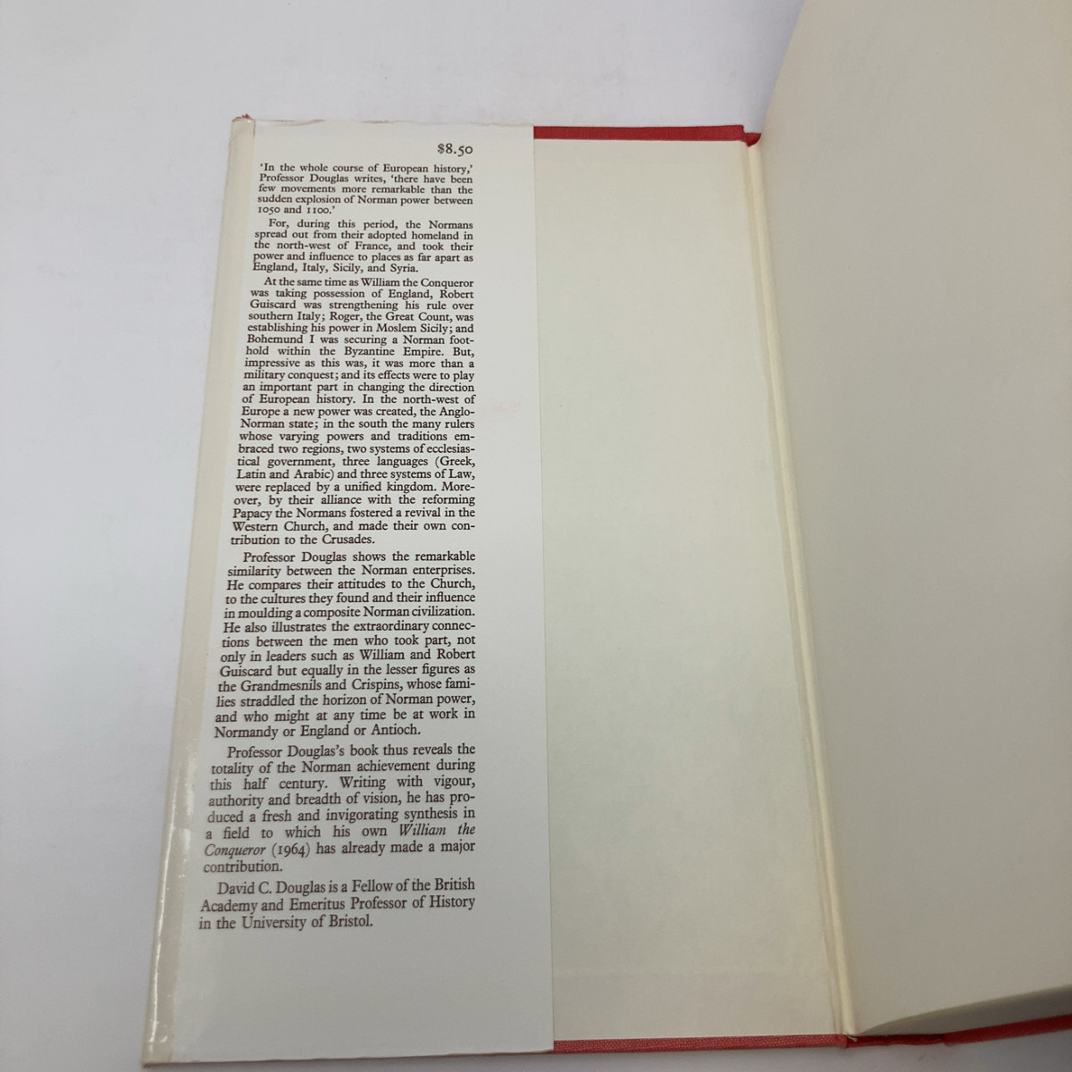 The Norman achievement, 1050-1100 by David C. Douglas HC First Edition Very Goo