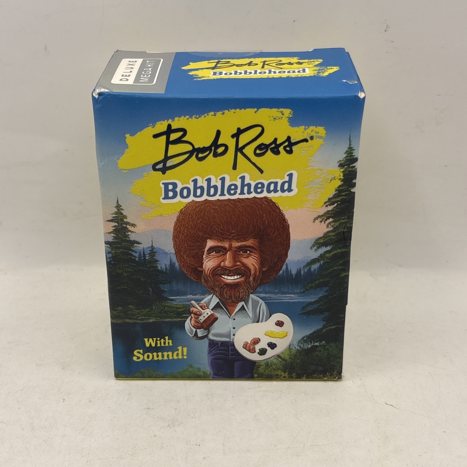 Bob Ross Talking Bobblehead With Sound Deluxe Mega Kit Running Press New 4” Tall