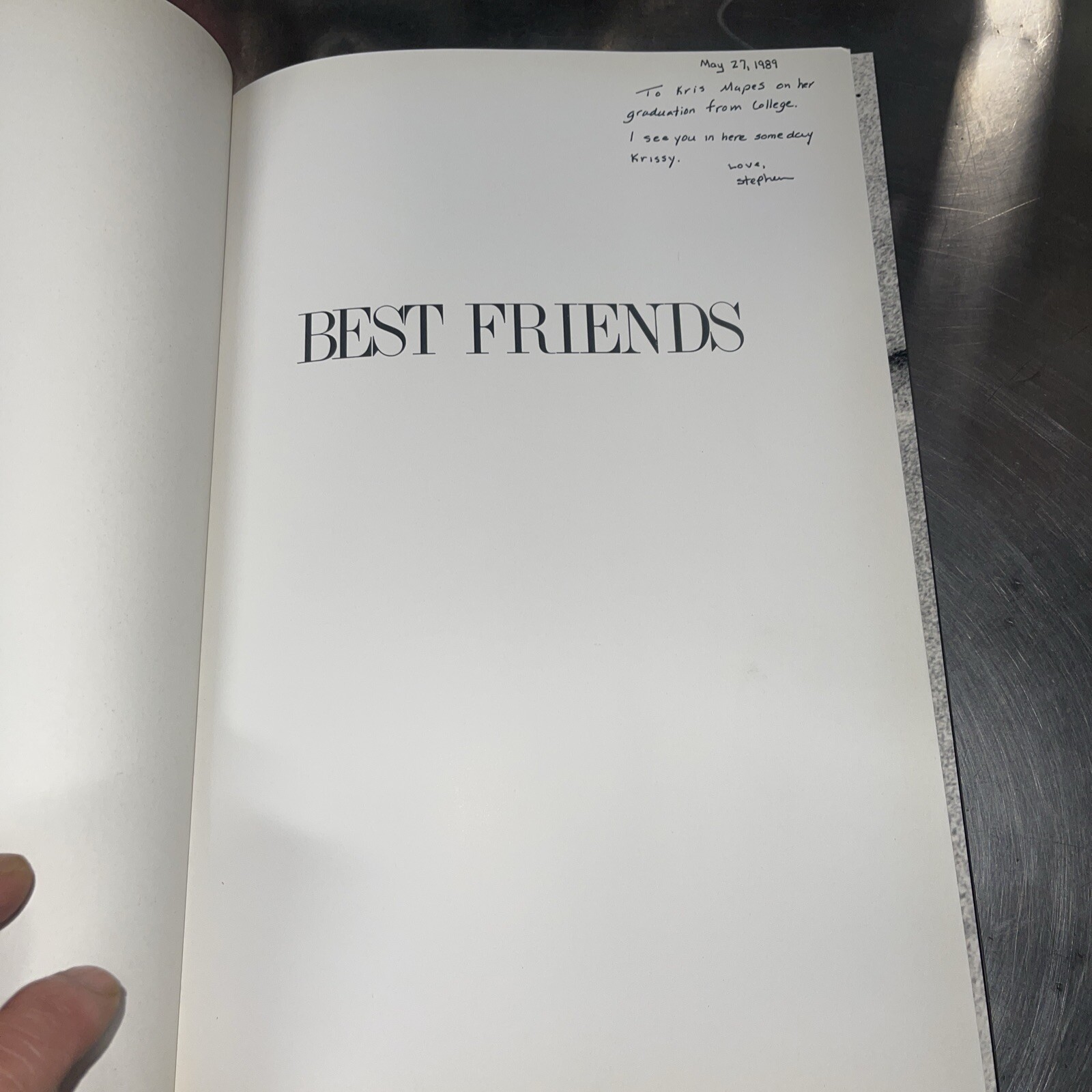 Priscilla Rattazzi / Best Friends 1st Edition 1989 Hardcover