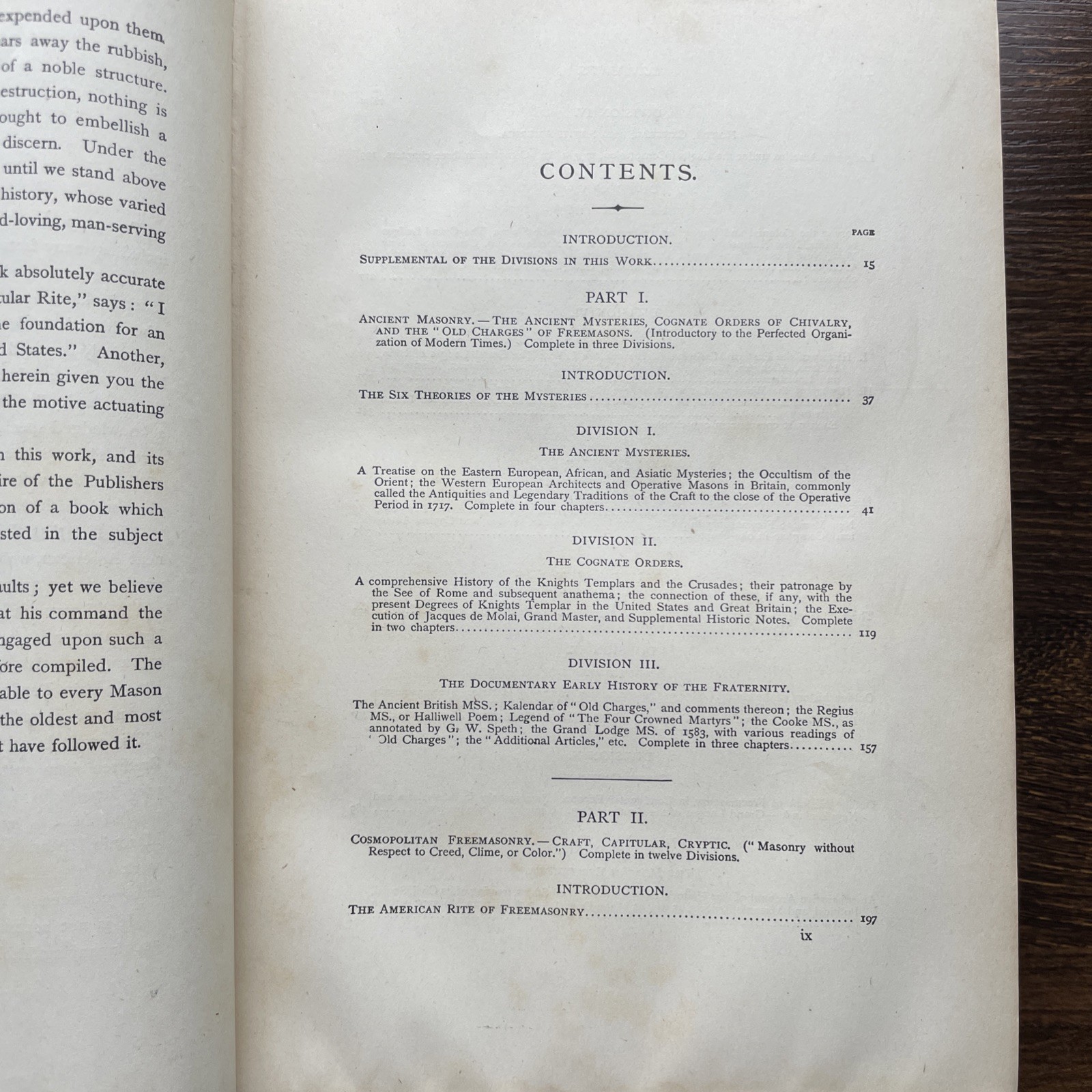 Antique Book History of Freemasonry and Concordant Orders 1908 Hardcover