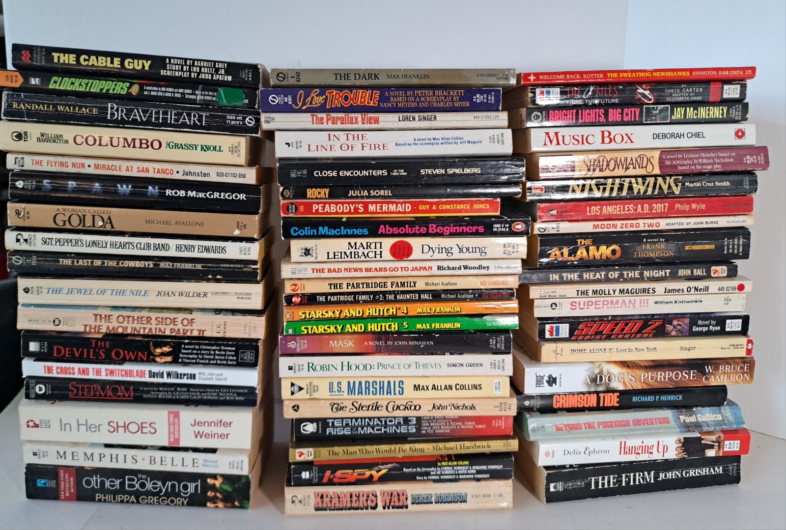 Movie & TV Tie-In Book Lot of 10 Random Titles – Vintage to Modern