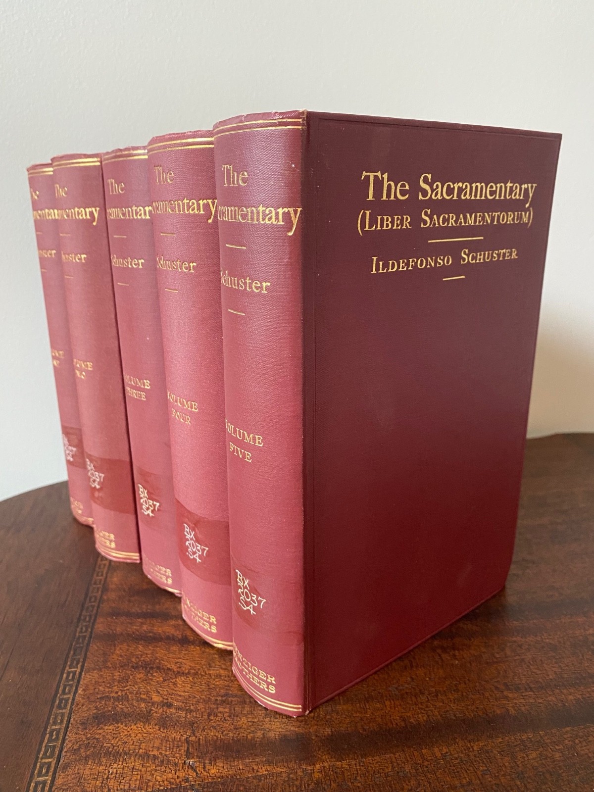 The Sacramentary (Liber Sacramentorum), Ildefonso Schuster, Hardcover 5 Vol. Set