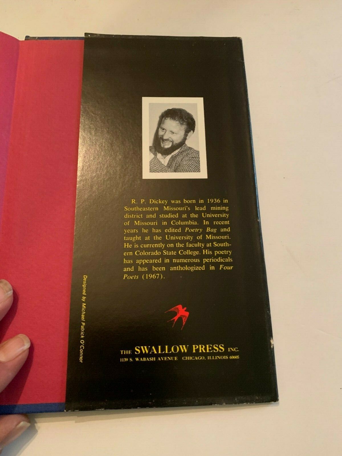 1969 Running Lucky by RP Dickey Swallow Press Hardcover With Dust Jacket