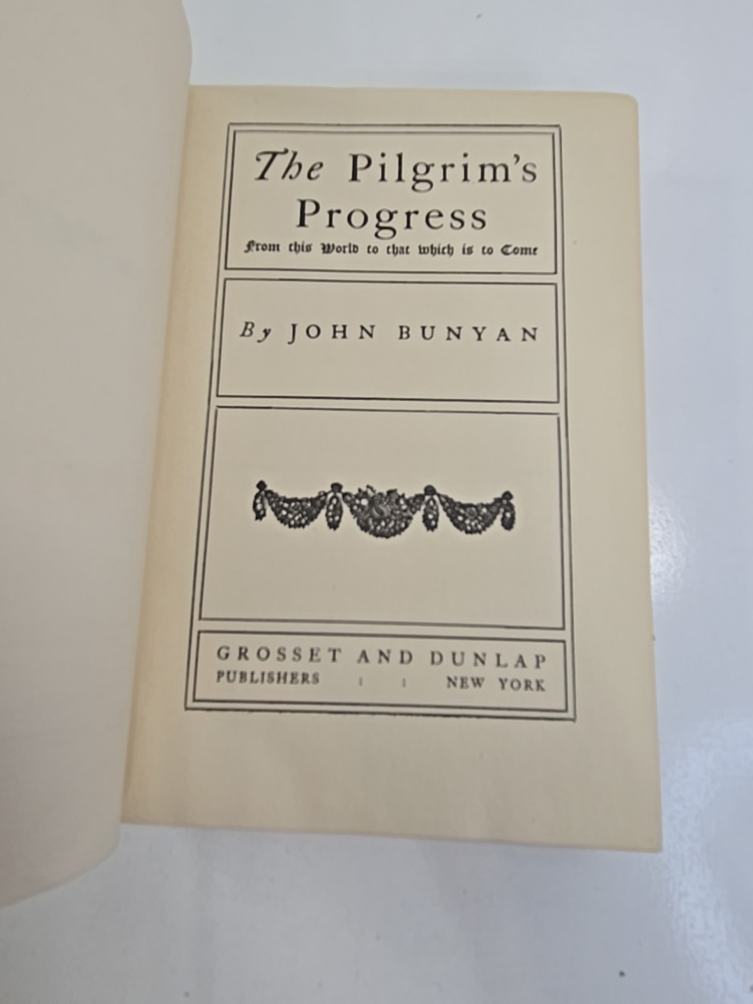 Pilgrim’s Progress John Bunyan Vintage Grosset & Dunlap Hardcover G-472
