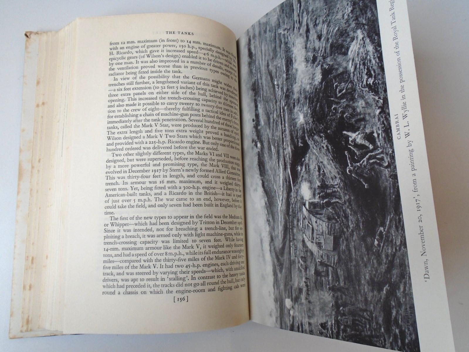 The Tanks Volume I 1914-1939 B. H. Liddell Hart – 1959 VG Condition Dust Jacket