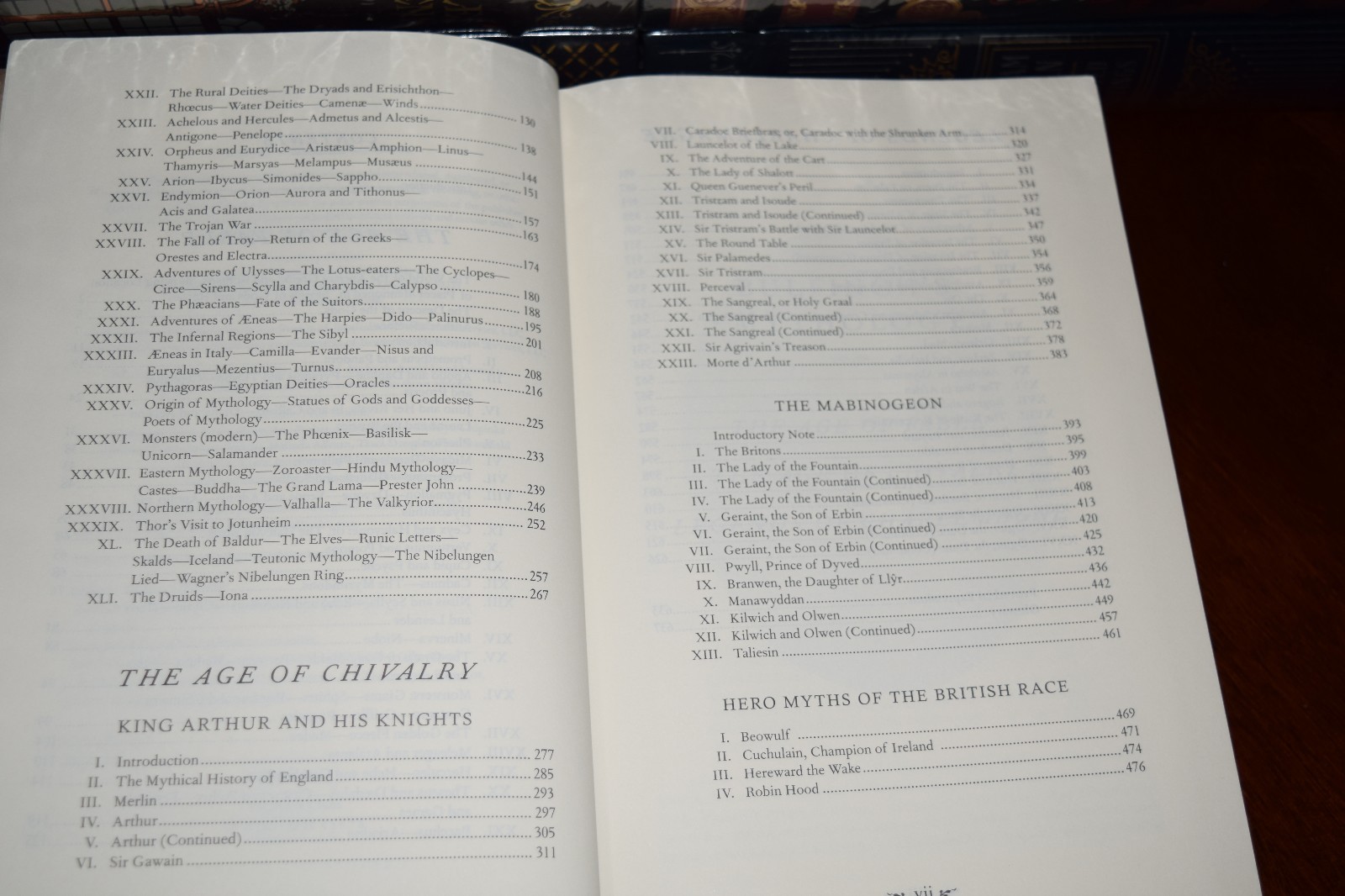Bulfinch’s Mythology by Thomas Bulfinch New Leather Bound Collectible Hardcover