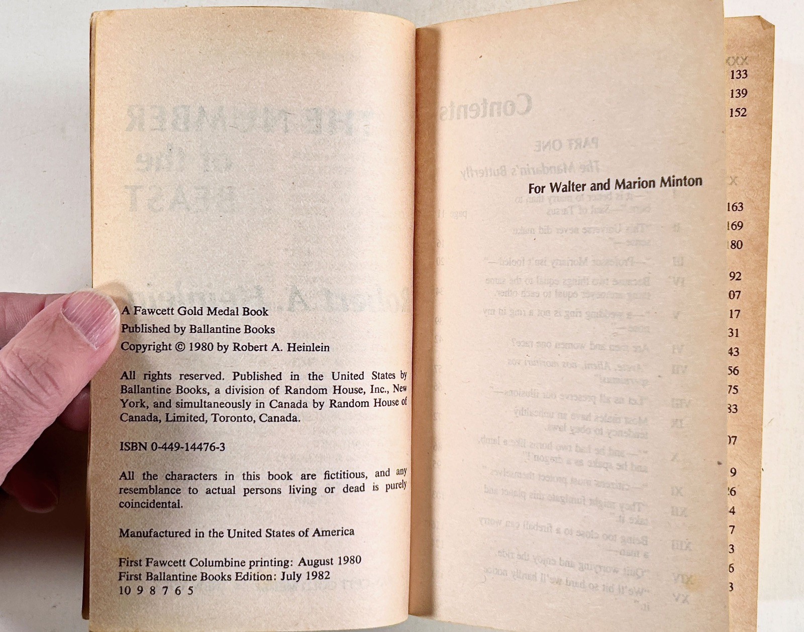 1982 Robert A. Heinlein THE NUMBER OF THE BEAST classic alternate worlds novel