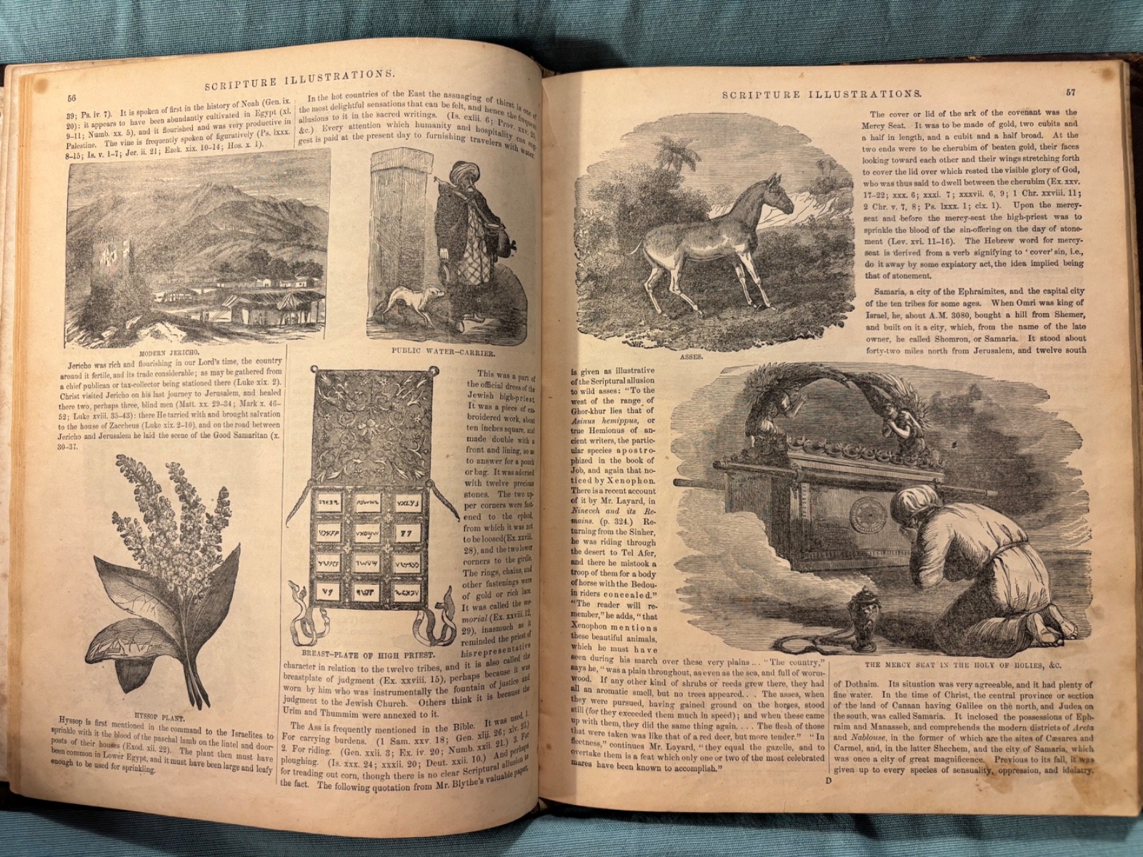 Pictorial Family Bible Salesman Sample 1874. Rare, intact, lovely, interesting