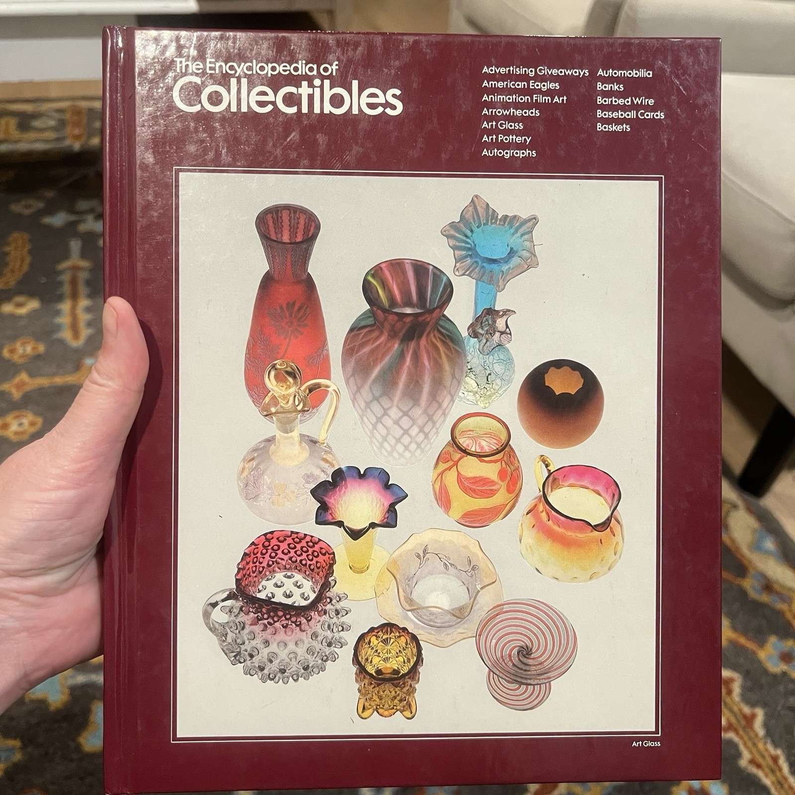 The Encyclopedia of Collectibles Time Life Books Art Glass Pottery Automobilia