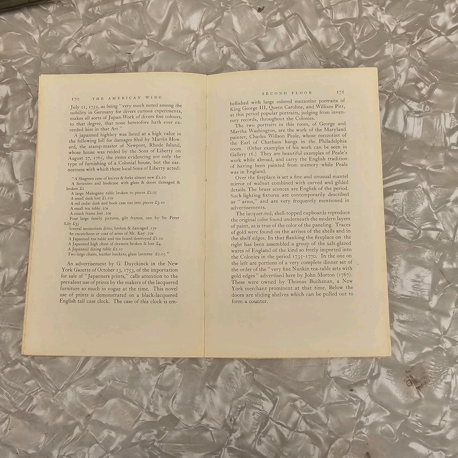 Metropolitan Museum of Art The American Wing Book 1925 Halsey Exhibition