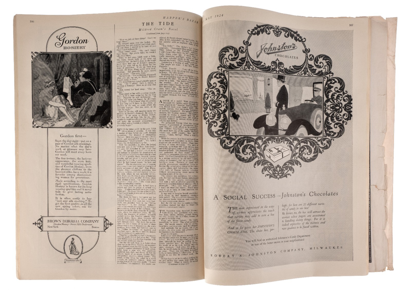 Harper’s Bazar Bazaar May 1924 The Bride’s Number Bridal Ad’s Antique Magazine