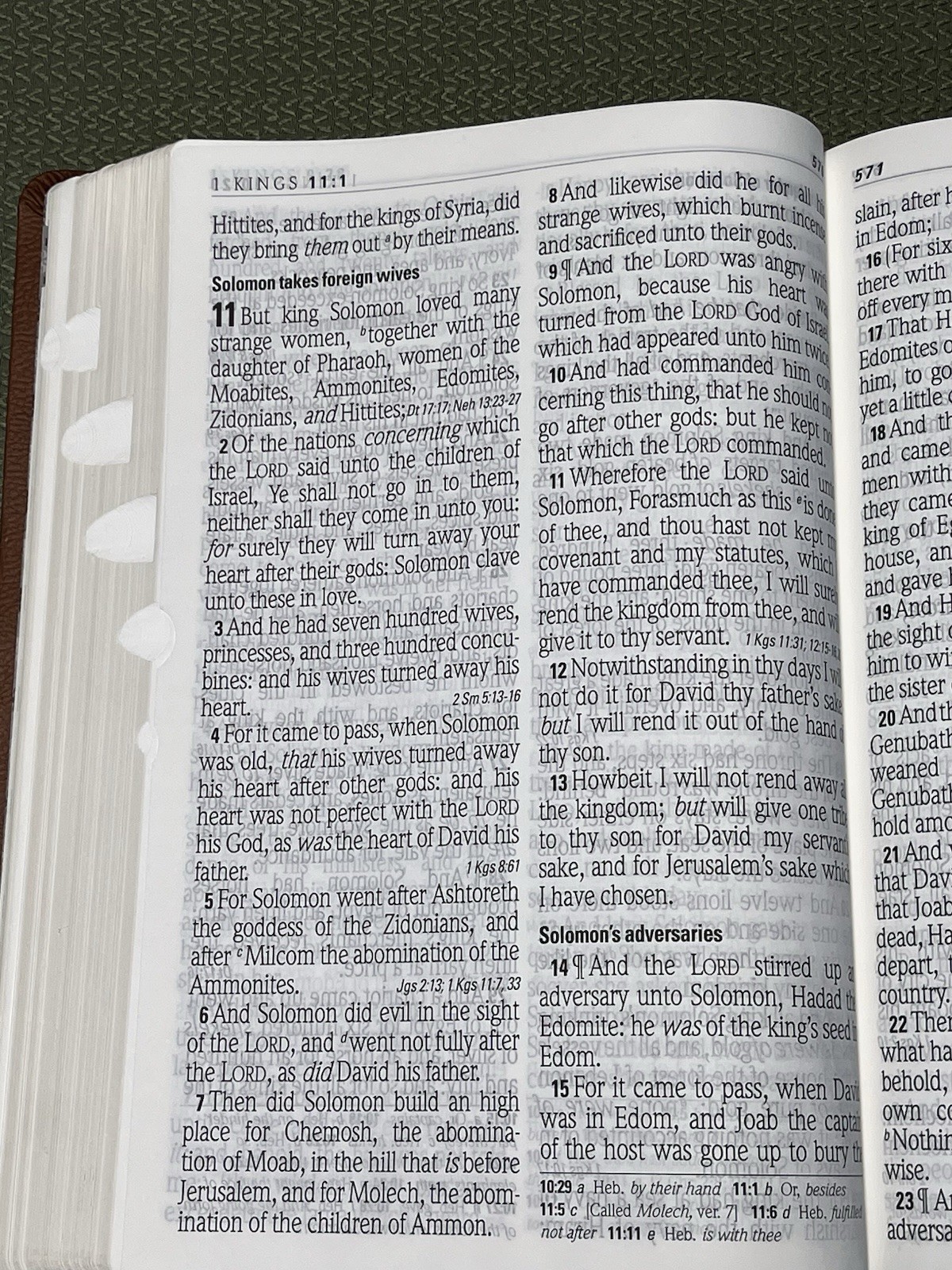Hendrickson Super Giant Print KJV Reference Bible,1st Printing 2017, Thumb Index
