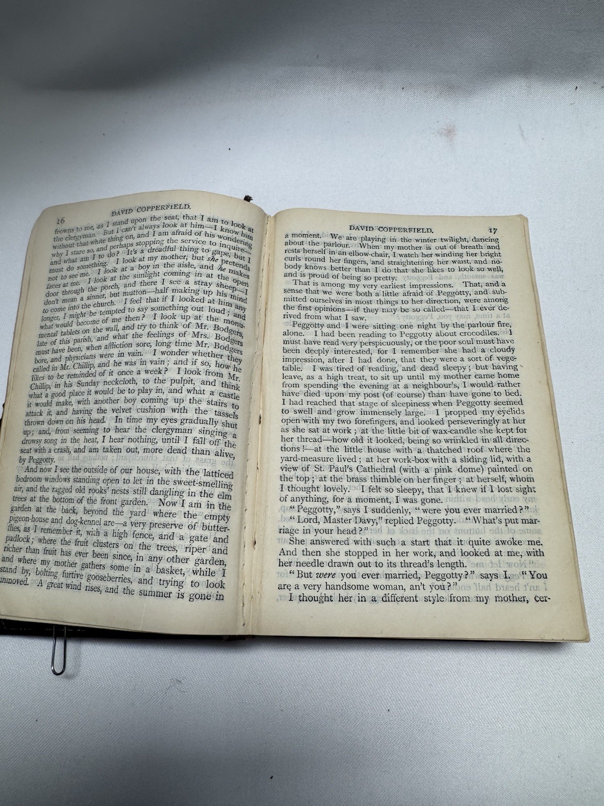 Antique Charles Dickens Book Lot Hard Times & David Copperfield Thomas Nelson