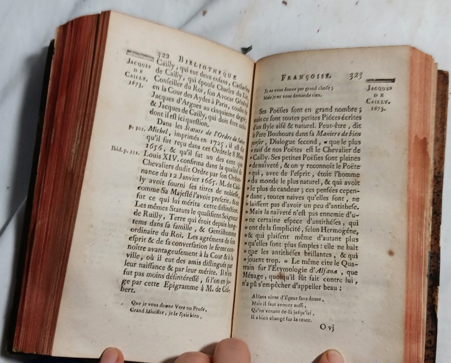 Lot of 3 Antique Histoire de France 1756 1770 1772 Hardcover