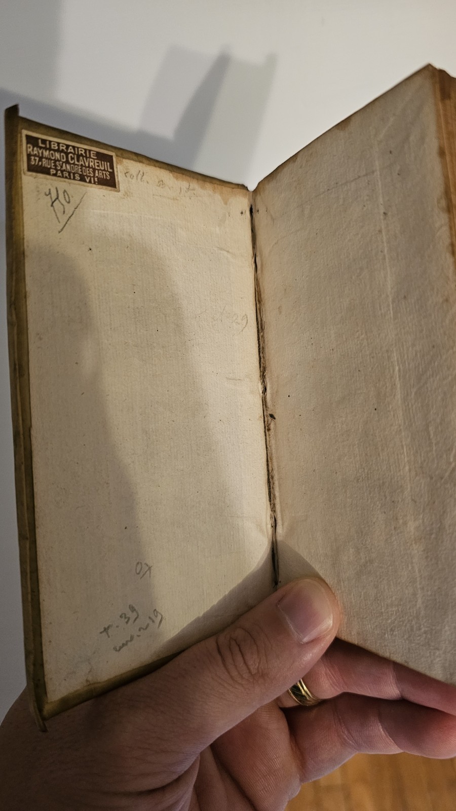 1671 Le Politique du Temps France Triple League Vellum Antique French Book HC