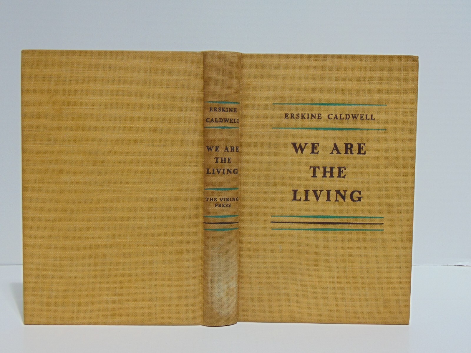 We Are The Living by Erskine Caldwell (1933, Hardcover) Signed And Number 52/250